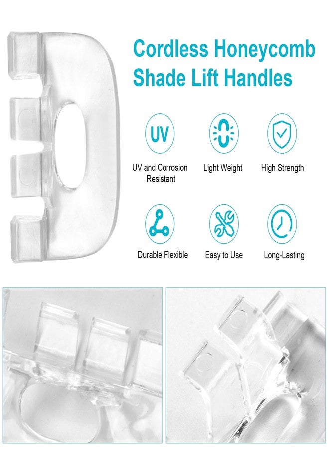 HEBRAR Cordless Honeycomb Shade Lift Handles Replacement Parts, Mini Blind Lift Handle Compatible with Graber Blinds, for Bali Blinds Made After 2015, 3/4" Pleat Cellular Shade Handle for Blinds Repair Parts - Image 5